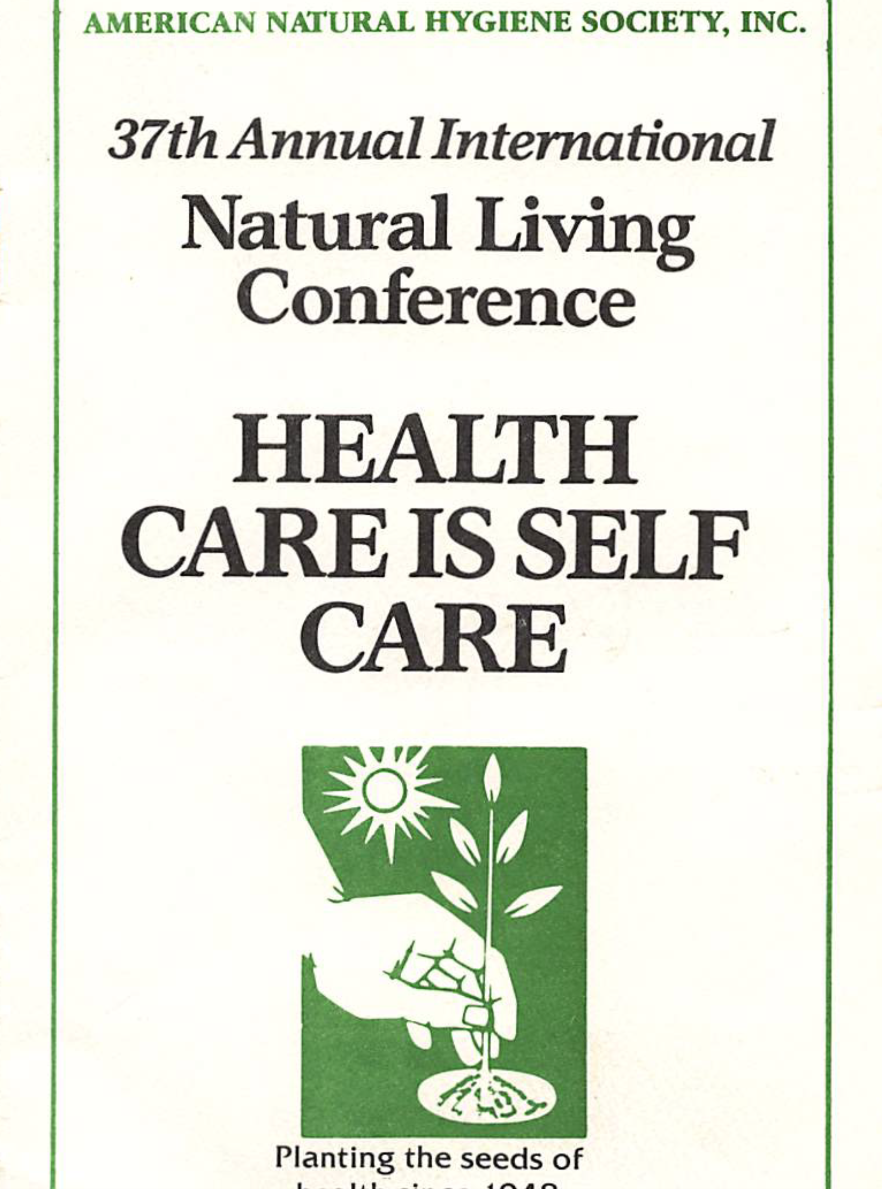 Conference Program. Santa Barbara, 1985
